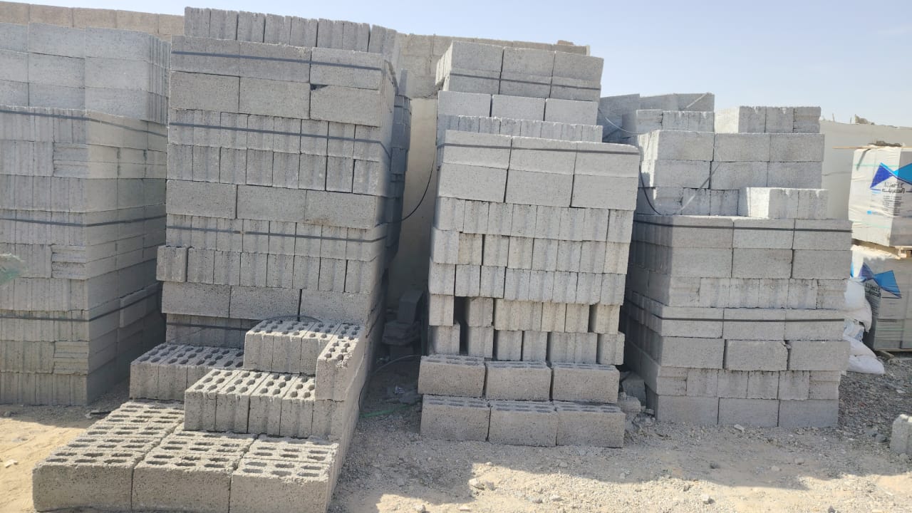 مبسط بيع مواد البناء أسمنت رمل بلوك جبص بلاط بحص غراء